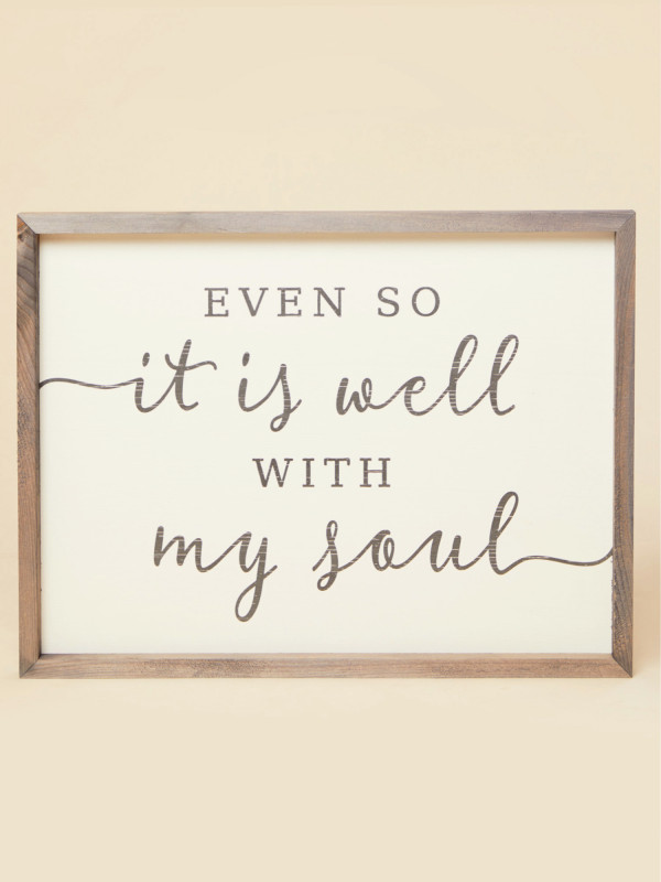 Well with My Soul Wall Art