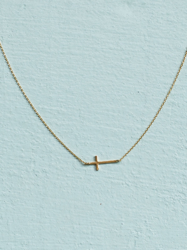 Altar'd State Dainty Cross Necklace