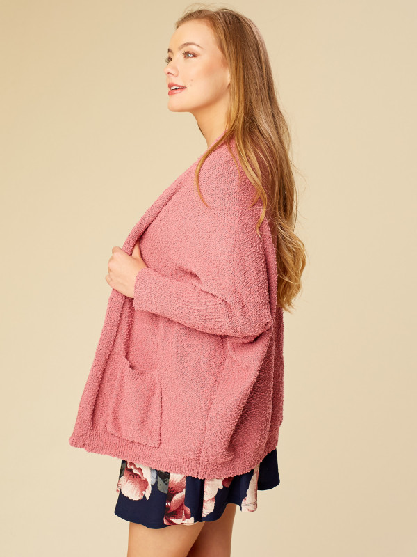 Altar'd State Nubby Pocket Cardigan Sweater