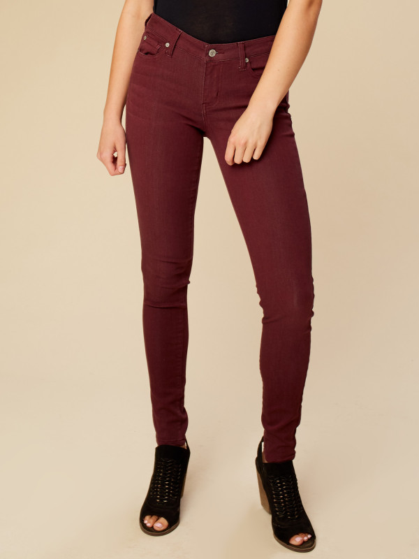 Altar'd State Rosey Washed Skinny Jeans