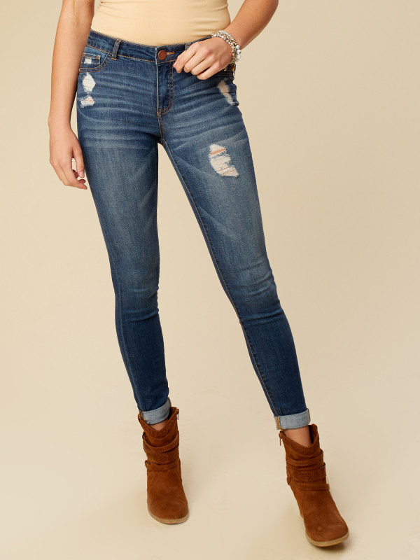 Altar'd State Hadley Cuffed Wash Jeans
