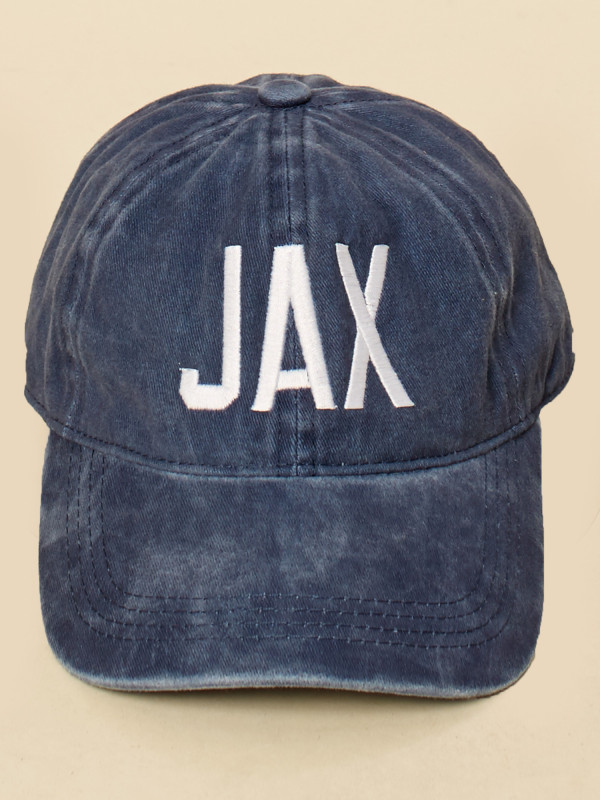 Jacksonville Distressed Baseball Hat