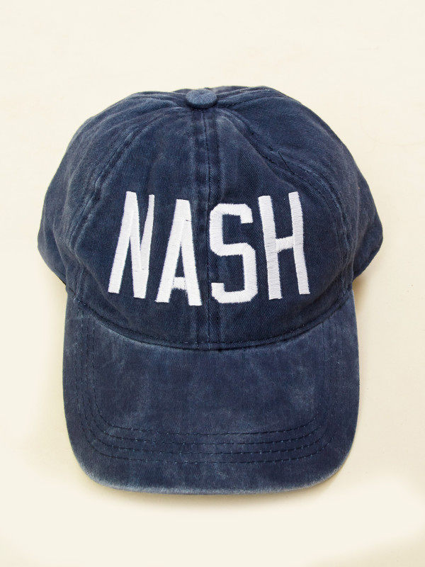 Nashville Distressed Baseball Hat