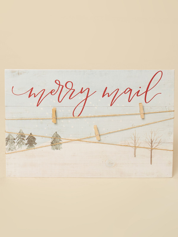 Merry Mail Twine and Clip Frame
