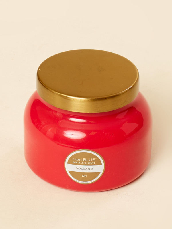 Coral Jar Candle - Volcano Scent