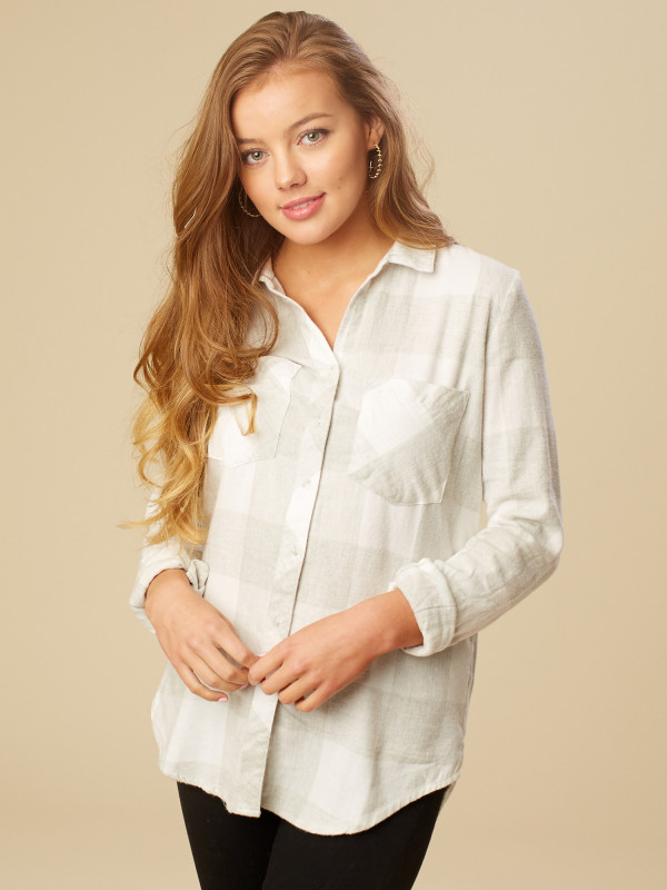 Altar'd State Henderson Button Up Top