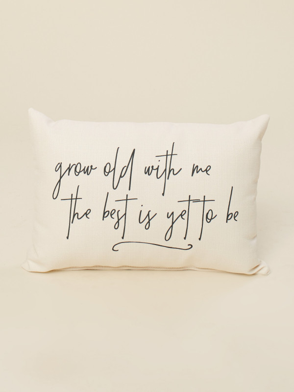 Altar’d State Grow Old With Me Pillow
