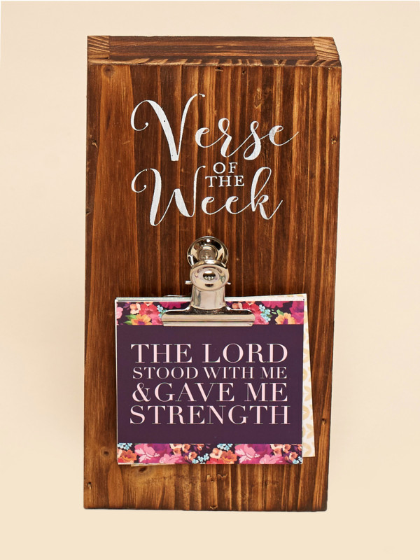 Verse Of The Week Wall Hanger