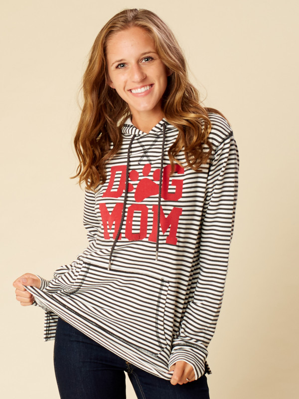 Altar'd State Dog Mom Striped Top